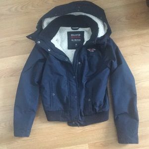 Hollister Navy Jacket | winter coat ❄️